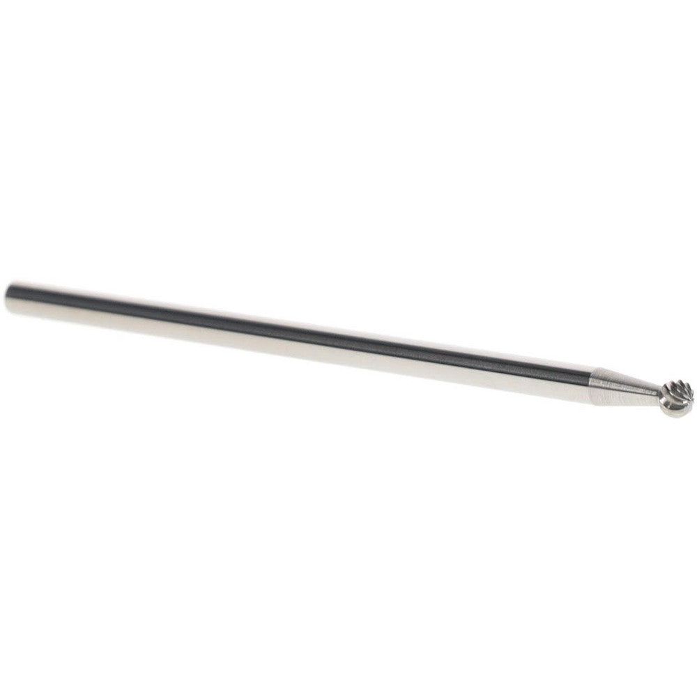 Mastercut Tool Corp. SD-42L3SC Abrasive Bur SD-42-L3SC, 1/8" Cut Dia, Ball, Single Cut