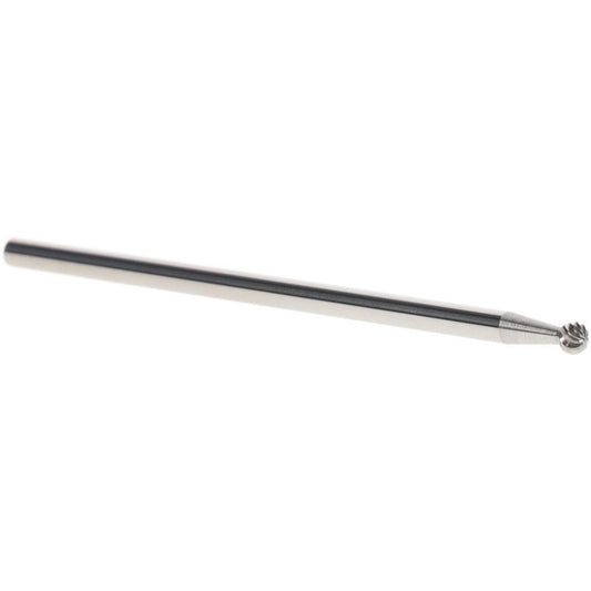Mastercut Tool Corp. SD-42L3SC Abrasive Bur SD-42-L3SC, 1/8" Cut Dia, Ball, Single Cut