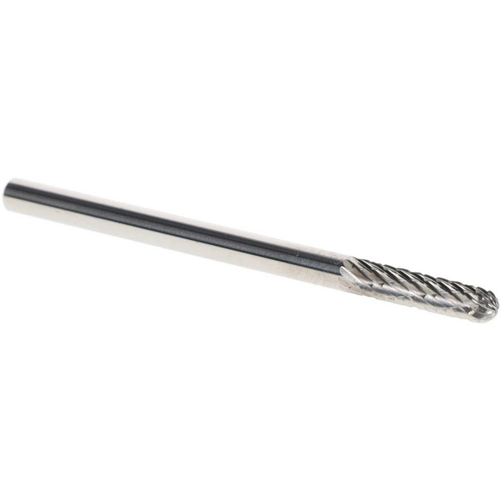 Mastercut Tool Corp. SC-42L2DC Abrasive Bur SC-42-L2DC, 1/8" Cut Dia, Cylinder with Radius End, Double Cut