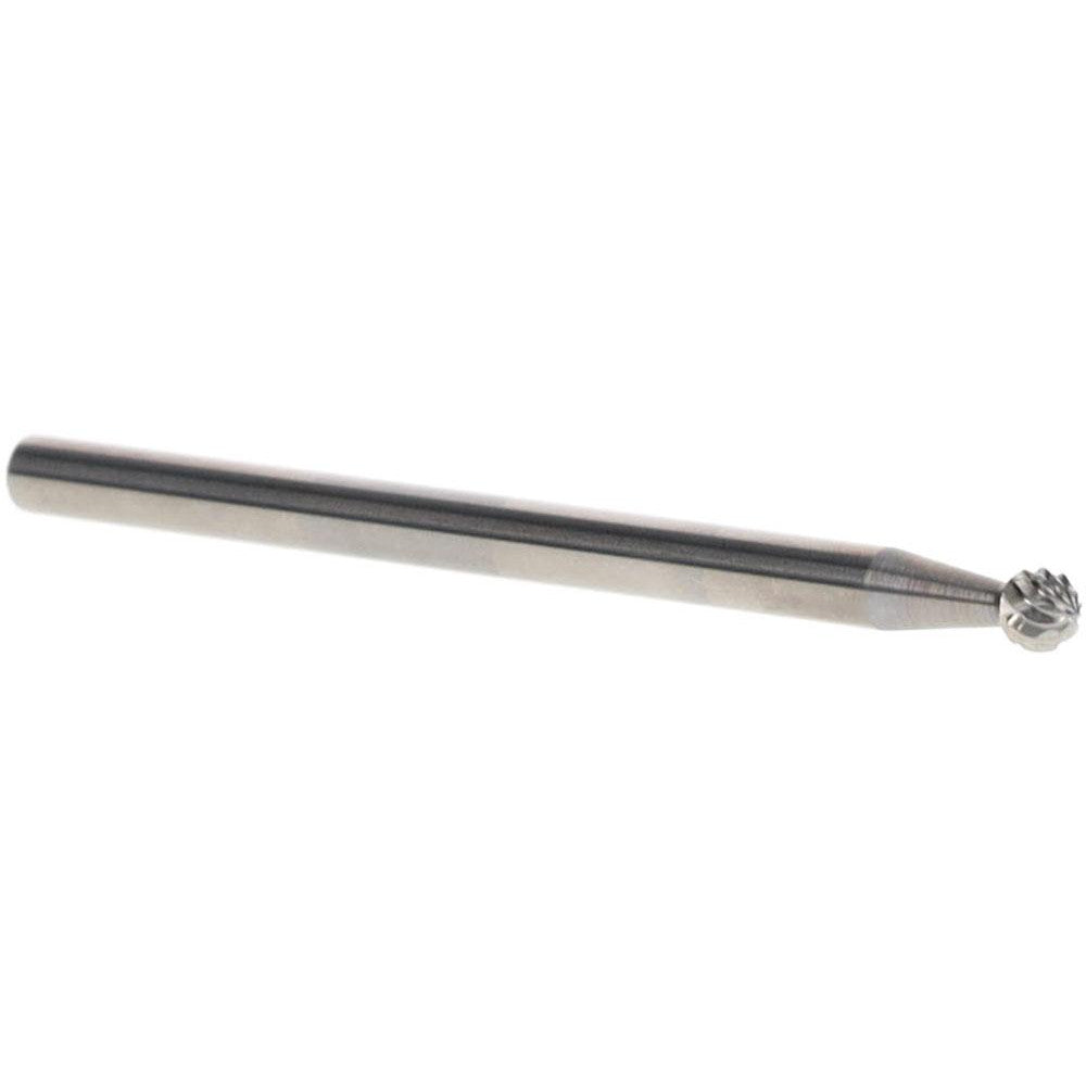 Mastercut Tool Corp. SD-42L2DC Abrasive Bur SD-42-L2DC, 1/8" Cut Dia, Ball, Double Cut