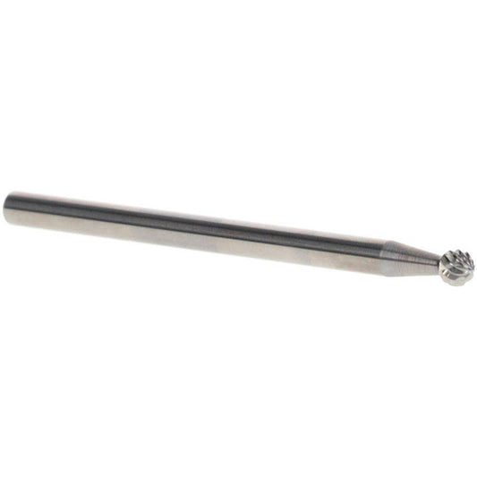 Mastercut Tool Corp. SD-42L2DC Abrasive Bur SD-42-L2DC, 1/8" Cut Dia, Ball, Double Cut
