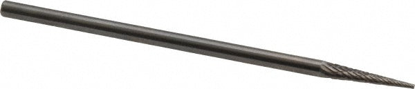 Mastercut Tool Corp. SM-43L3DC Abrasive Bur SM-43-L3DC, 1/8" Cut Dia, Pointed Cone, Double Cut