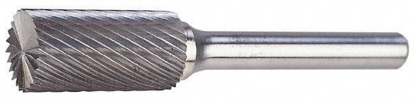 Kyocera SGS Precision Tools 11003 Abrasive Burr SB-4, 7/16" Cut Dia, Cylinder With End Cut, Double Cut