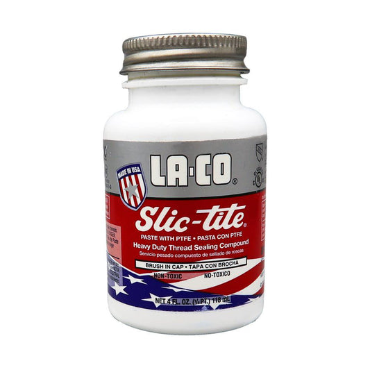 LA-CO 42009 Pipe Thread Sealant White, 1/4 pt Can