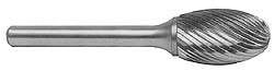M.A. Ford 69050020 Abrasive Burr SD-42, 1/8" Cut Dia, Ball, Single Cut