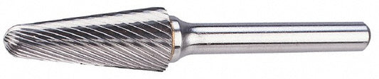 Kyocera SGS Precision Tools 15303 Abrasive Burr SL-6, 5/8" Cut Dia, Ball Nose Cone, Double Cut