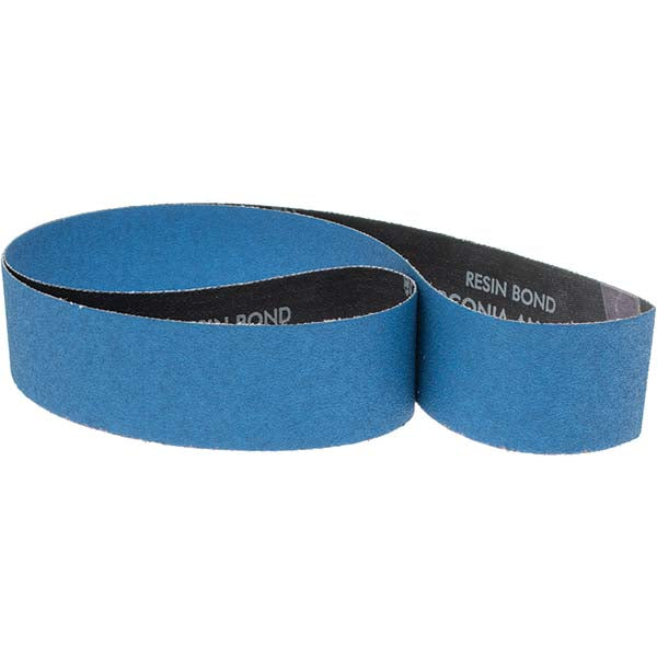 Norton 78072728619 Abrasive Belt 2" Wide, 48" Long, 80 Grit, Zirconia Alumina