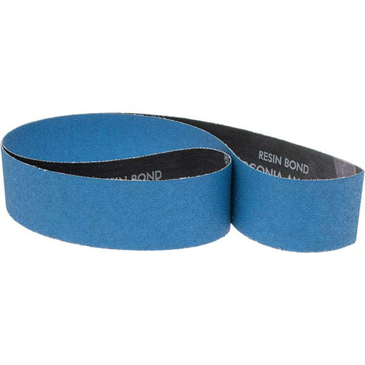 Norton 78072728619 Abrasive Belt 2" Wide, 48" Long, 80 Grit, Zirconia Alumina