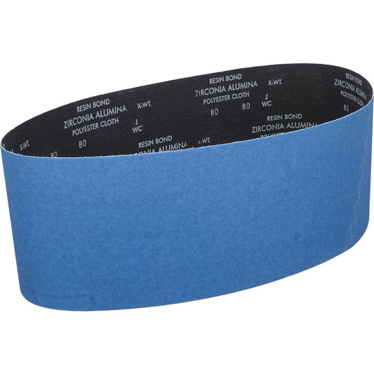 Norton 78072728935 Abrasive Belt 6" Wide, 48" Long, 80 Grit, Zirconia Alumina