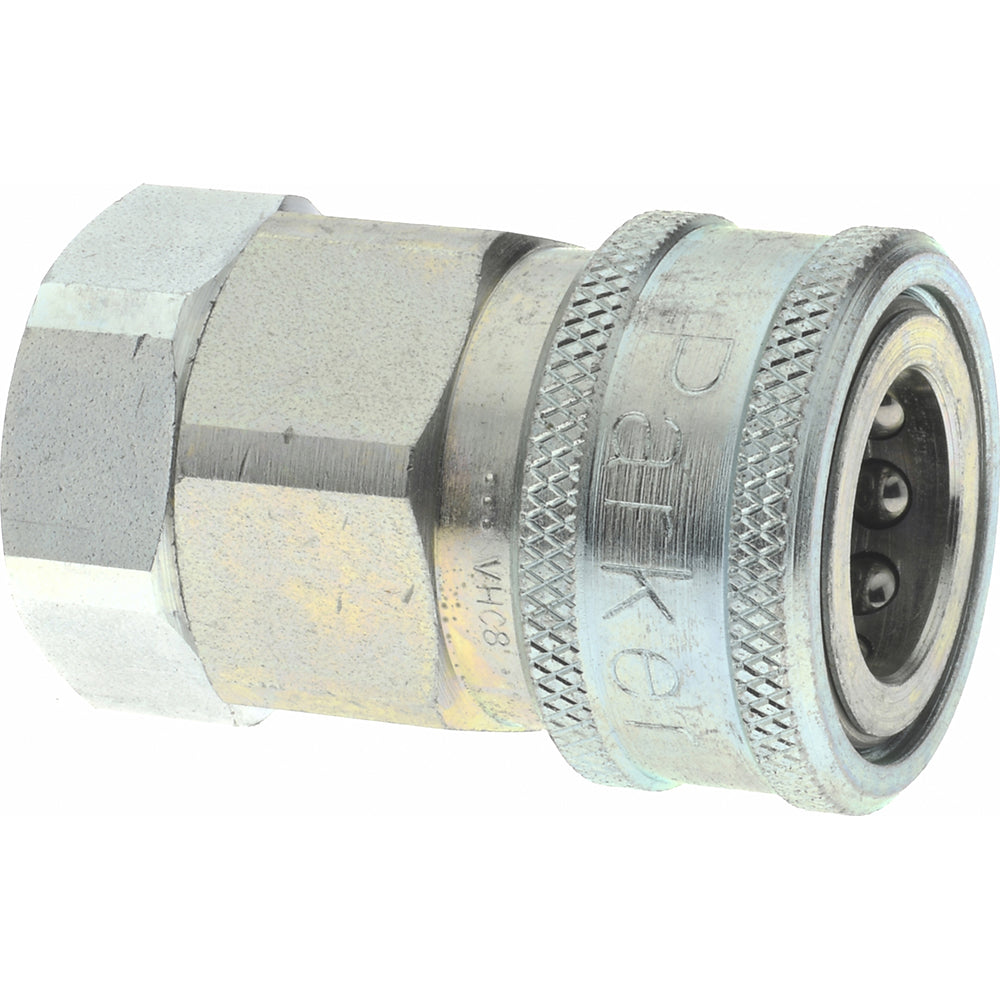 Parker VHC8-8F Hydraulic Hose Valve Fitting 1/2", 1/2", 4,000 psi