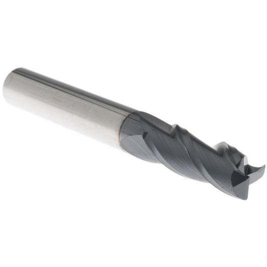 Accupro 00476697 Corner Radius End Mill 5/16" Dia, 13/16" LOC, 0.02" Radius, 3 Flutes, Solid Carbide