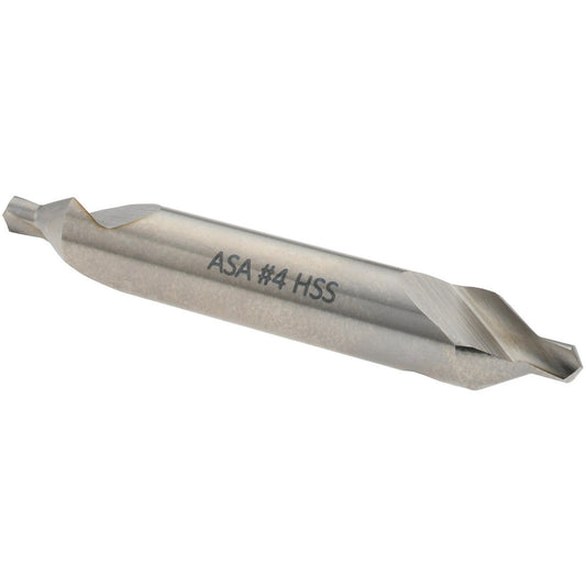 Magafor 81115040000 Combo Drill & Countersink #4, 5/16" Body Dia, High Speed Steel