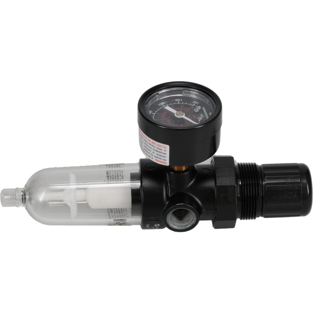 Norgren B07-202-A1LA FRL Combination Unit 1/4 NPT, Miniature, 1 Pc Filter/Regulator with Pressure Gauge