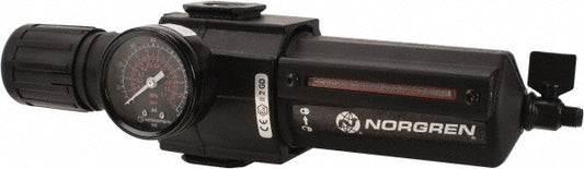 Norgren B74G-4AK-QD1-RMG FRL Combination Unit 1/2 NPT, Standard, 1 Pc Filter/Regulator with Pressure Gauge