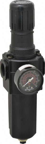 Norgren B74G-6AK-AD1-RMG FRL Combination Unit 3/4 NPT, Standard, 1 Pc Filter/Regulator with Pressure Gauge
