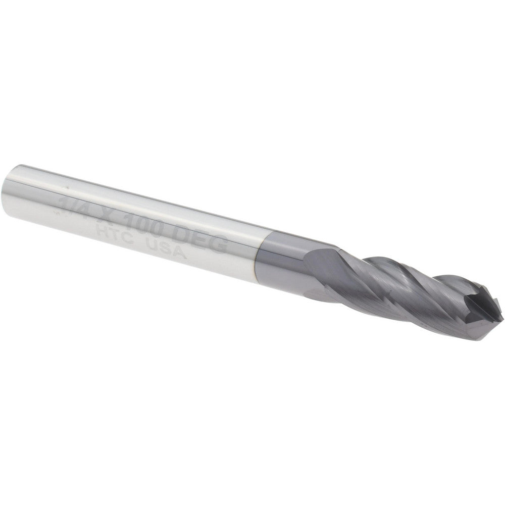 Harvey Tool 27416-C3 Drill Mill 1/4" Dia, 3/4" LOC, 4 Flutes, 100 &deg Point, Solid Carbide