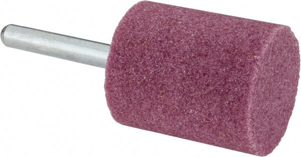 Grier Abrasives W231-P-26360 Mounted Point 1-1/2" Thick, 1/4" Shank Dia, W231, 60 Grit, Medium
