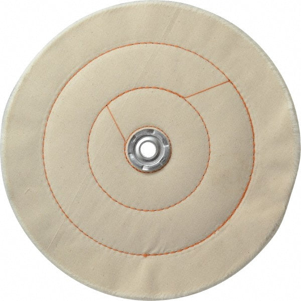 Dico 7000019 Unmounted Cushion Sewn Buffing Wheel 10" Dia, 1/2" Thick, 1" Arbor Hole Dia