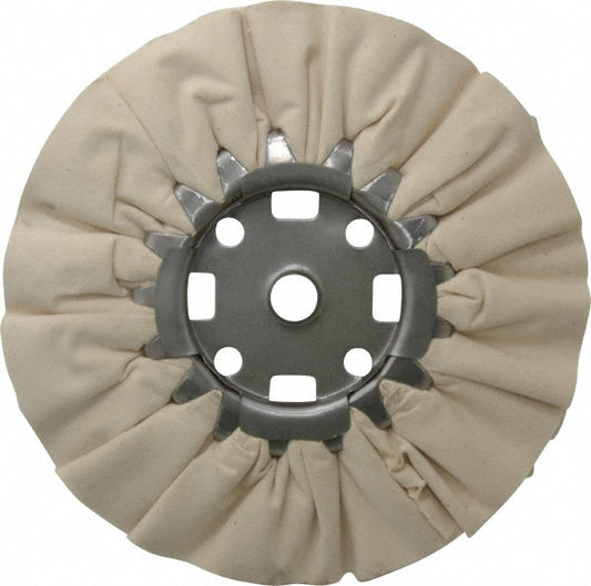 Divine Brothers 300009AH Unmounted Ventilated Bias Buffing Wheel 8" Dia, 1/2" Thick, 5/8" Arbor Hole Dia