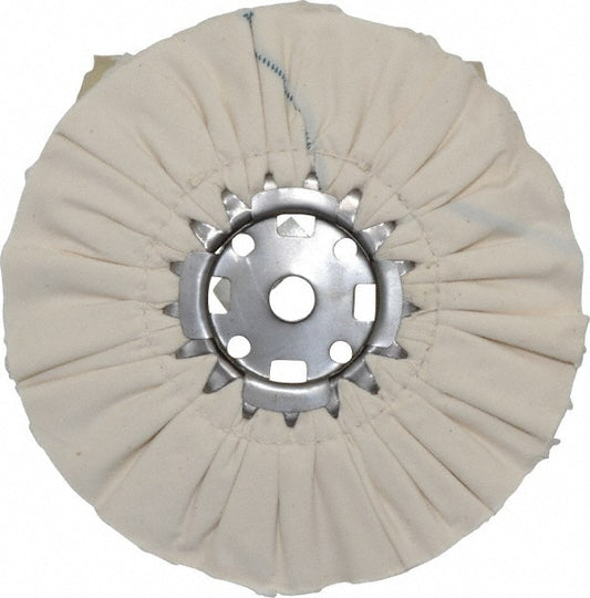 Divine Brothers 300004AI Unmounted Ventilated Bias Buffing Wheel 10" Dia, 1/2" Thick, 3/4" Arbor Hole Dia