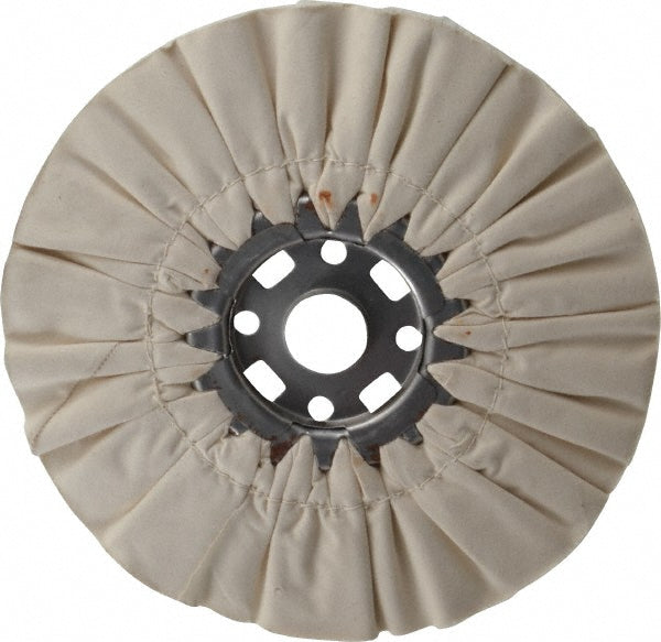 Divine Brothers 300004AM Unmounted Ventilated Bias Buffing Wheel 10" Dia, 1/2" Thick, 1-1/4" Arbor Hole Dia