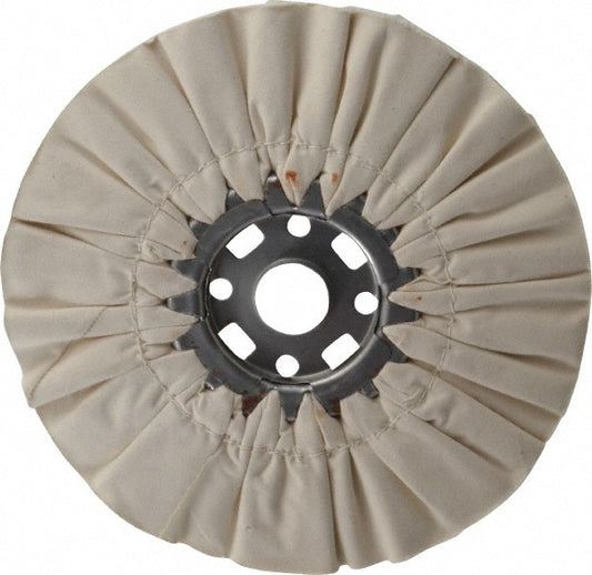 Divine Brothers 300004AM Unmounted Ventilated Bias Buffing Wheel 10" Dia, 1/2" Thick, 1-1/4" Arbor Hole Dia