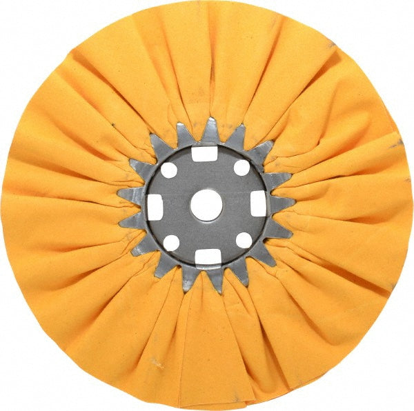 Divine Brothers 300017AI Unmounted Ventilated Bias Buffing Wheel 10" Dia, 1/2" Thick, 3/4" Arbor Hole Dia