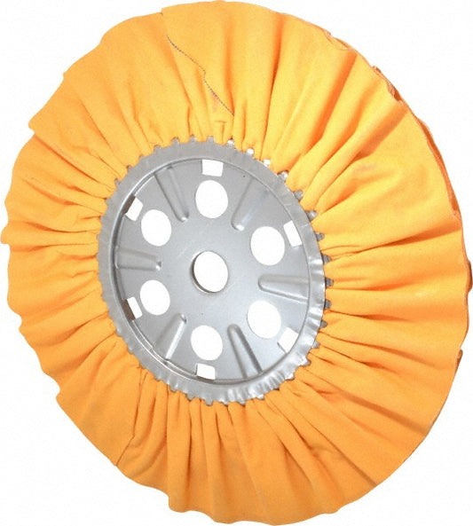 Divine Brothers 300008AM Unmounted Ventilated Bias Buffing Wheel 16" Dia, 1/2" Thick, 1-1/4" Arbor Hole Dia