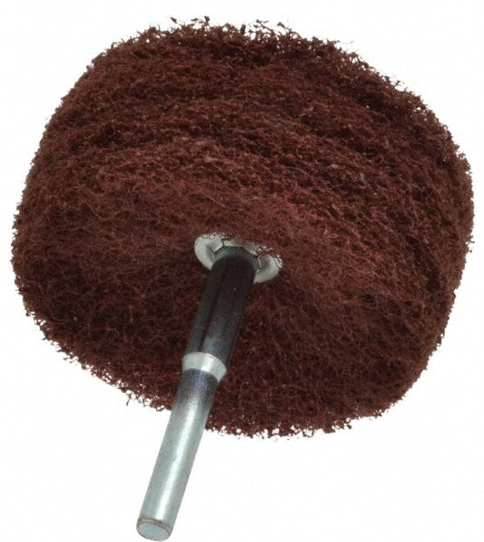 Superior Abrasives A019860 Mounted Flap Wheel 3" Dia, 1" Face Width, Aluminum Oxide