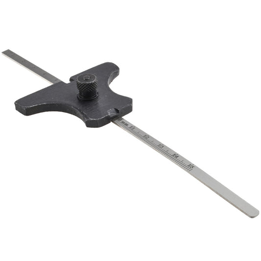Value Collection DG/6 0 to 6 Inch Rule Measurement Range, 15 to 45&deg Angle Measurement Range, Steel Depth and Angle Gage