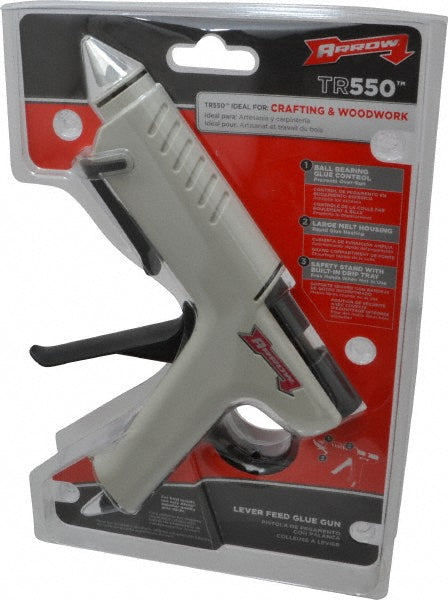Arrow TR550 Hot Melt Glue Gun Electric, Black & White