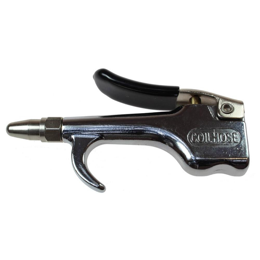 Coilhose Pneumatics 600V-S Air Blow Gun High Volume Safety Nozzle, Thumb Lever