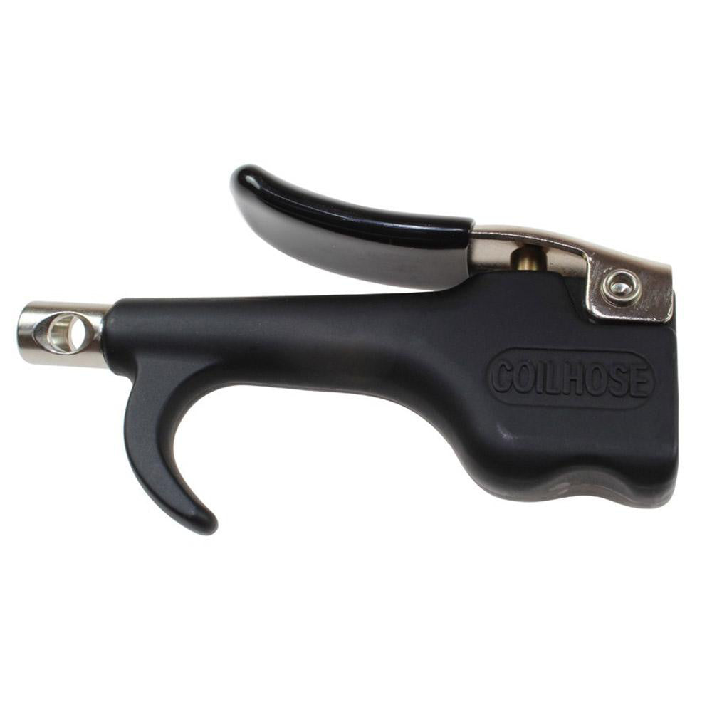 Coilhose Pneumatics 600P-S Air Blow Gun Safety Nickel Tipped, Thumb Lever