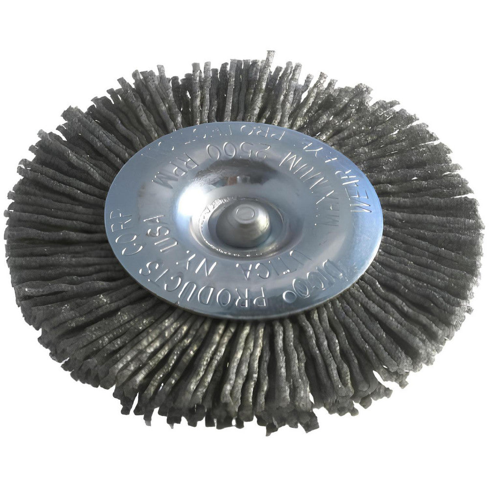 Dico 7200016 Wheel Brush 3" Wheel Dia, Crimped