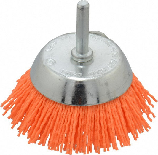 Dico 7200013 Cup Brush 2-1/2" Dia, 0.04" Wire Dia, Nylon