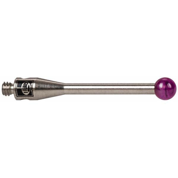 Renishaw A-5000-4160 CMM Ball Stylus 3 mm Ball Dia, 20 mm OAL, M2