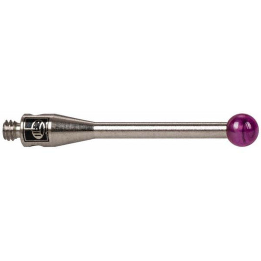 Renishaw A-5000-4160 CMM Ball Stylus 3 mm Ball Dia, 20 mm OAL, M2