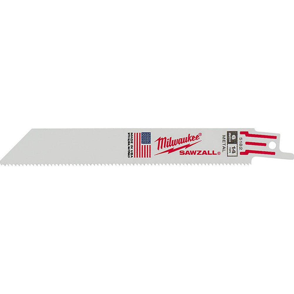 Milwaukee Tool 48-01-6182 Reciprocating Saw Blade Steel