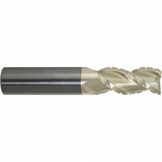 ProMax 119-02016 Roughing & Finishing End Mill 5/16" Dia, 3 Flutes, 0.02" Corner Radius, Corner Radius End, Solid Carbide