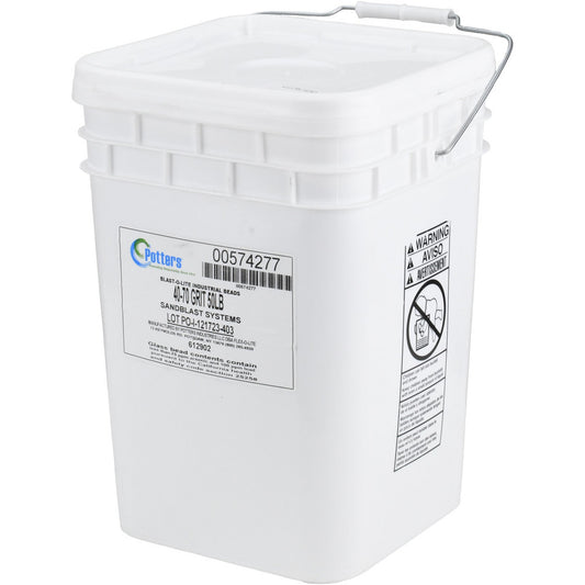 Potters Industries, Llc 612902 Abrasive Blasting Media  Coarse Grade,  Crushed Glass