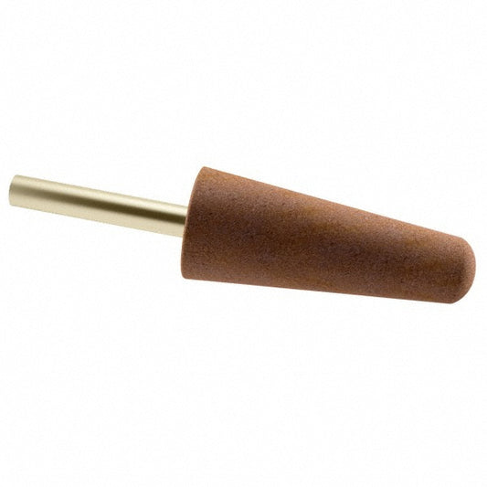 Grier Abrasives A3-B-20286 Mounted Point 2-3/4" Thick, 1/4" Shank Dia, A3, 36 Grit, Very Coarse