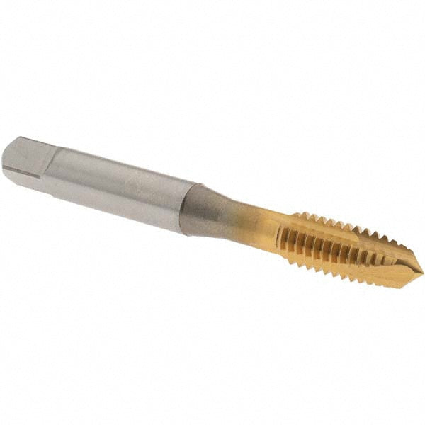 OSG 1740805 Spiral Point Tap 5/16-18 UNC, 3 Flutes, Plug, 3B Class of Fit, Vanadium High Speed Steel, TiN Coated