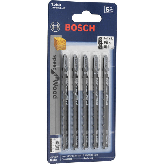 Bosch T101A Jigsaw Blade High Speed Steel, 14 TPI, 0.05" Blade Thickness, 0.28" Blade Width