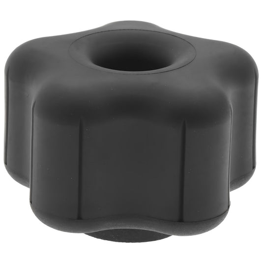 Gibraltar 5B40F205A8Z001G Lobed Knob 1.52" Head Dia, 5 Points, Thermoplastic Elastomer, Black