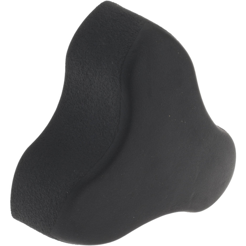 Gibraltar 5J55A207A8Z001G Lobed Knob 2.17" Head Dia, 3 Points, Thermoplastic Elastomer, Black