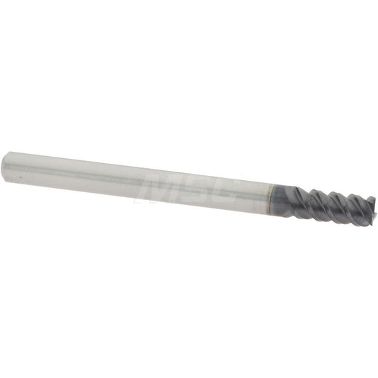 Accupro 95168371 Square End Mill  0.1250" Dia, 0.25" LOC, 0.125" Shank Dia, 1.5" OAL, 3 Flutes, Solid Carbide