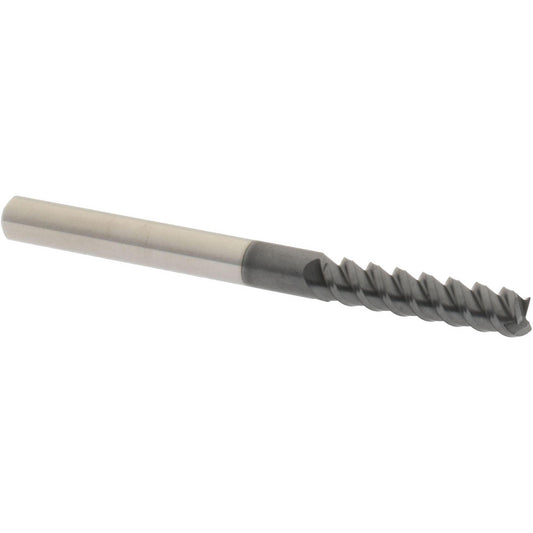 Accupro 95168590 Square End Mill 1/8" Dia, 1/2" LOC, 3 Flutes, Solid Carbide