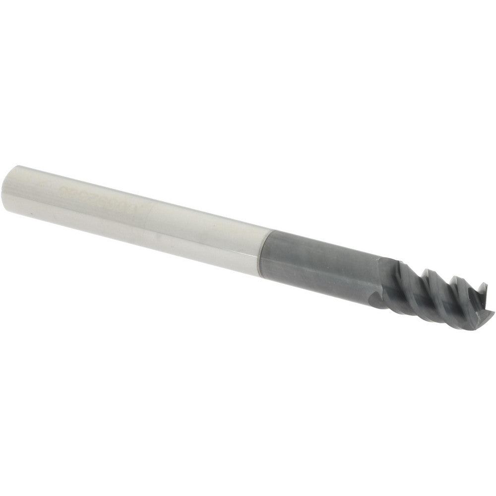 Accupro 95168501 Square End Mill  0.1875" Dia, 0.3125" LOC, 0.1875" Shank Dia, 2" OAL, 3 Flutes, Solid Carbide