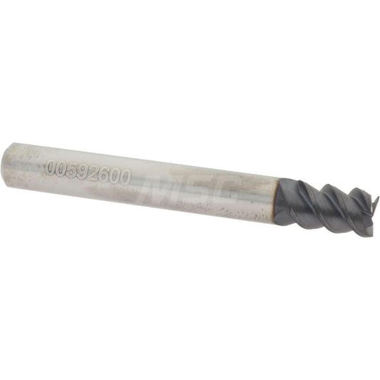 Accupro 95168679 Square End Mill  0.2500" Dia, 0.375" LOC, 0.25" Shank Dia, 2" OAL, 3 Flutes, Solid Carbide
