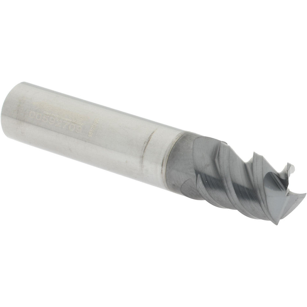 Accupro 95168517 Square End Mill 3/8" Dia, 1/2" LOC, 3 Flutes, Solid Carbide